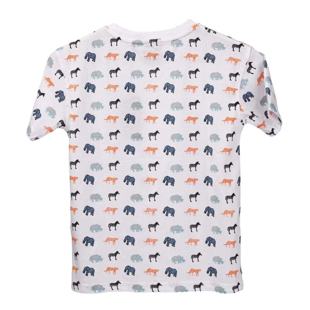 Trespass Childrens/Kids Safary All-Over Print T-Shirt / White